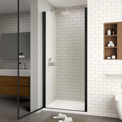 Pivot Frameless Glass Shower Door – Sleek & Modern Bathroom Shower Enclosure, Adjustable Width, Durable Glass, Easy Installation, Premium Hardware, Water-Tight Design