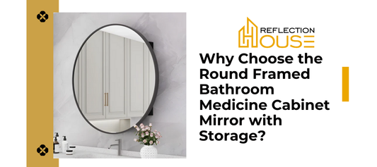 Why Choose the Round Framed Bathroom Medicine Cabinet Mirror with Storage?