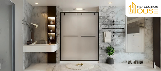 How Can the Double Sliding Door Semi-Frameless Glass Shower Door Enhance Your Bathroom's Functionality and Style?