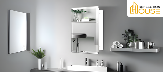 How Can the 14 x 24 Frameless Beveled Mirror Medicine Cabinet Elevate Your Bathroom Space?