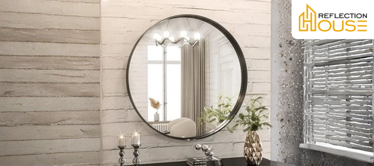 How Can the House Reflection Round Wall Mirror Enhance Your Bathroom's Aesthetic and Functionality?
