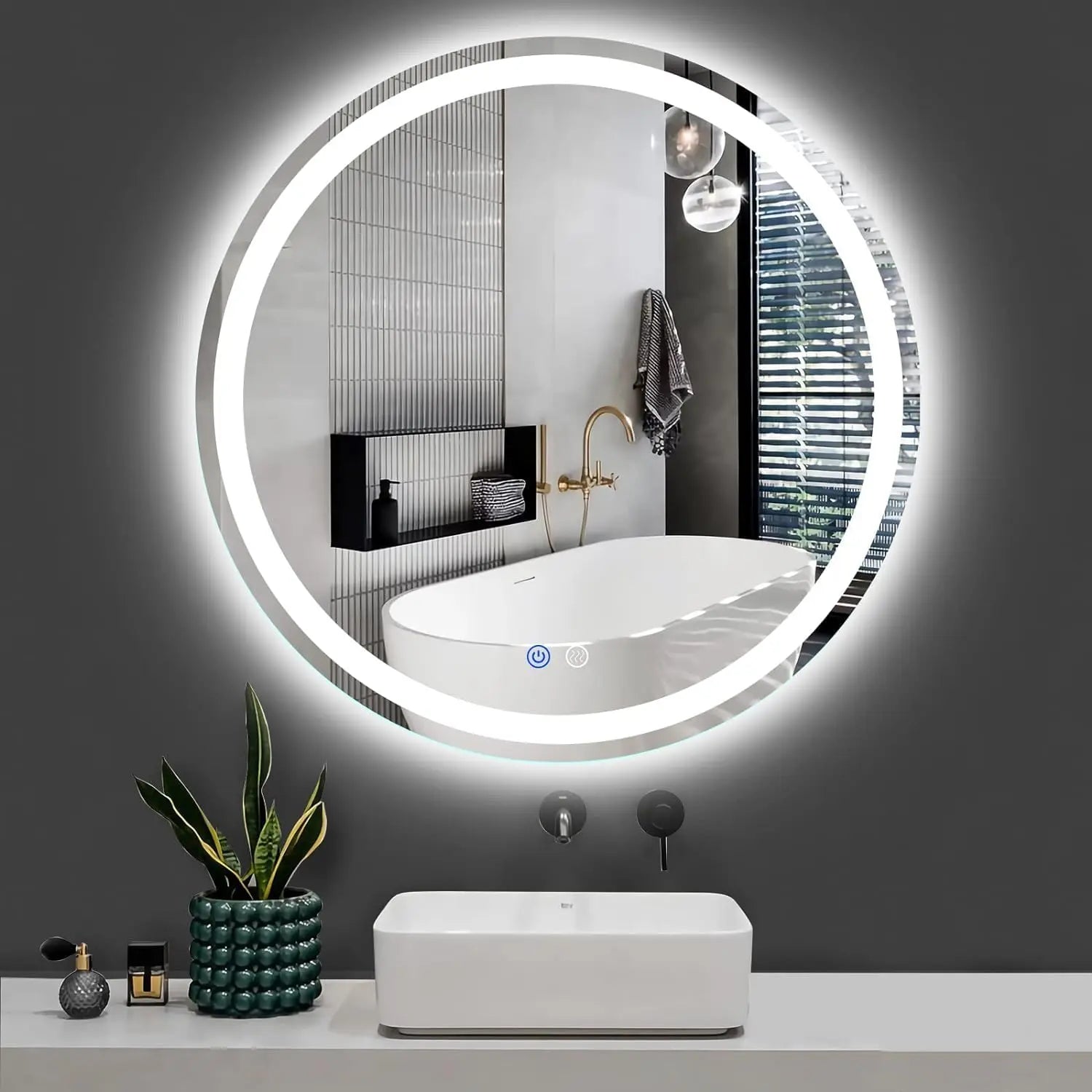 Frameless LED Mirror