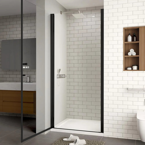 Pivot Frameless Glass Shower Door – Sleek & Modern Bathroom Shower Enclosure, Adjustable Width, Durable Glass, Easy Installation, Premium Hardware, Water-Tight Design