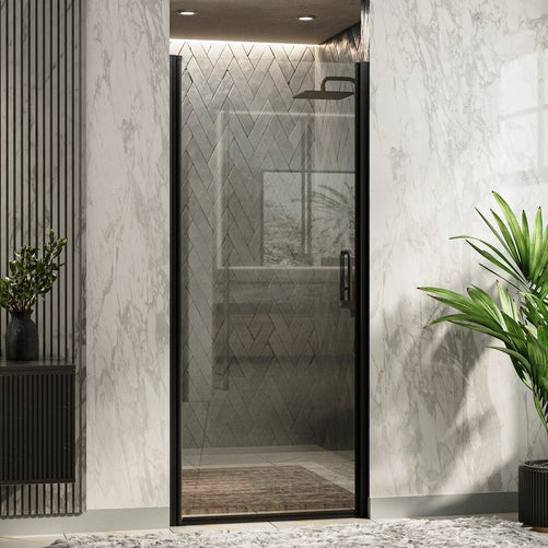 Pivot Frameless Glass Shower Door – Sleek & Modern Bathroom Shower Enclosure, Adjustable Width, Durable Glass, Easy Installation, Premium Hardware, Water-Tight Design