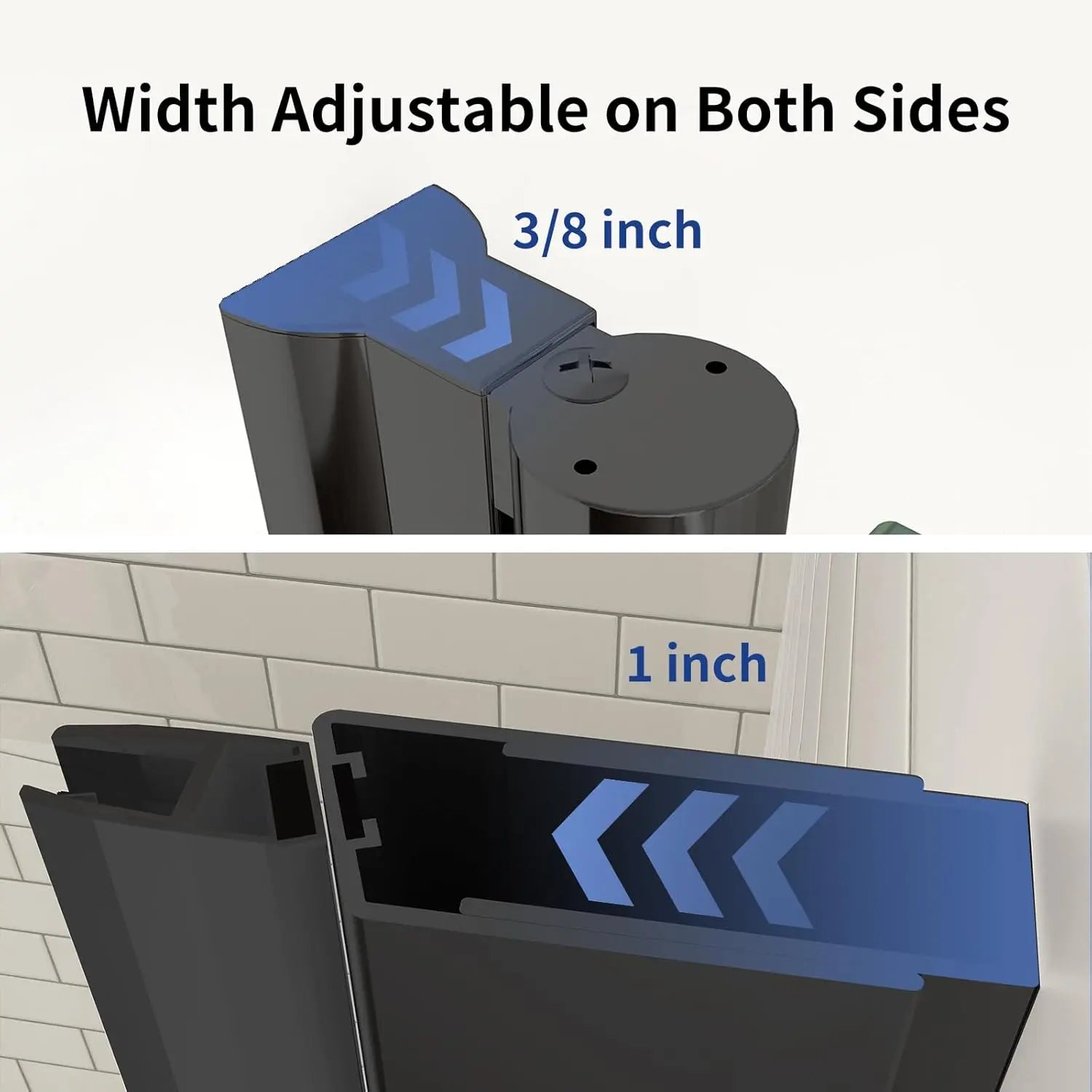 Pivot Frameless Glass Shower Door – Sleek & Modern Bathroom Shower Enclosure, Adjustable Width, Durable Glass, Easy Installation, Premium Hardware, Water-Tight Design