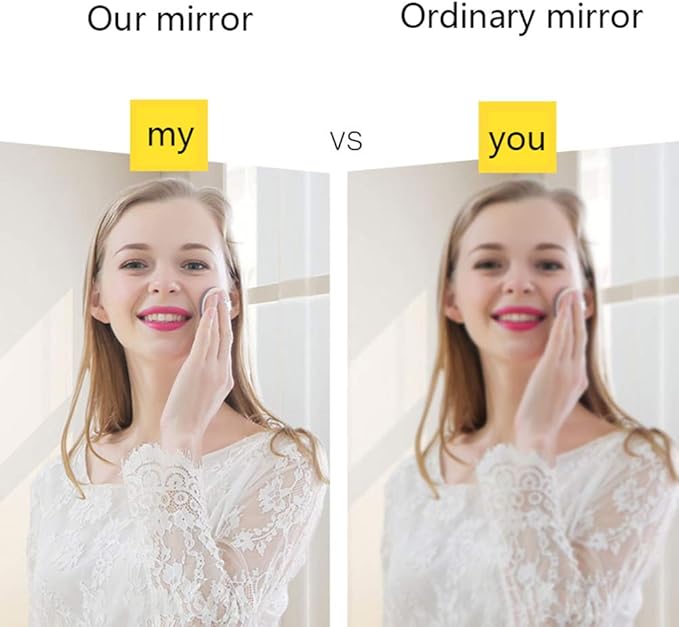 Irregular Frameless Oval Wall Mirror – Beveled Edge Bathroom Vanity Mirror, Shatterproof Modern Decorative Mirror for Living Room, Entryway, Restroom, or Any Indoor Space